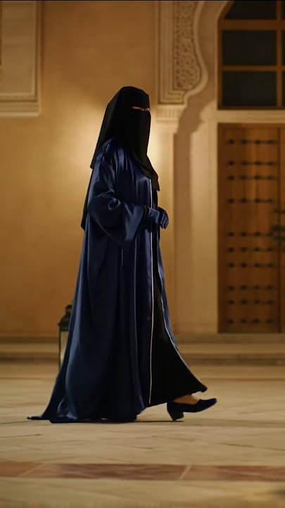 Zahra Al Layl Abaya Niqab Style Islamic Fashion Modest Dress Elegant Walk Muslim Women Outfit Trends