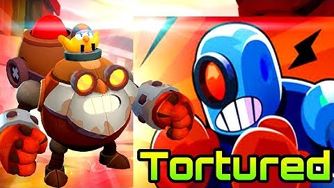Torturing Siege bots in map maker | Brawl stars