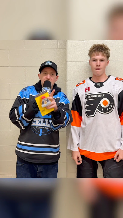 Post game interview with the Flyers #cellyentertainment #hockey #flyers