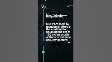 Cybersecurity Safety 101: Employ Privileged Access Management (PAM)
