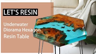 How to Make an Ocean Diorama Resin Table | Full Tutorial