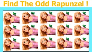 Find The Odd Rapunzel| #quiz | Difficult Level