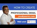 How to Create Business Email for FREE & Send + Receive with GMail
