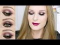 GLAM Fall / Autumn Makeup - Warm Purples + Golds!