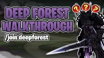 Deep Forest Quest Walkthrough /join deepforest - AQW