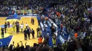 Fenerbahçe 77-66 Real Madrid / Maç sonu salondan görüntüler / Game end