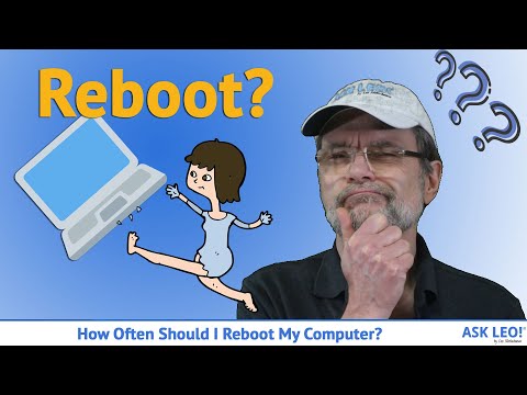 When should I reboot my computer?