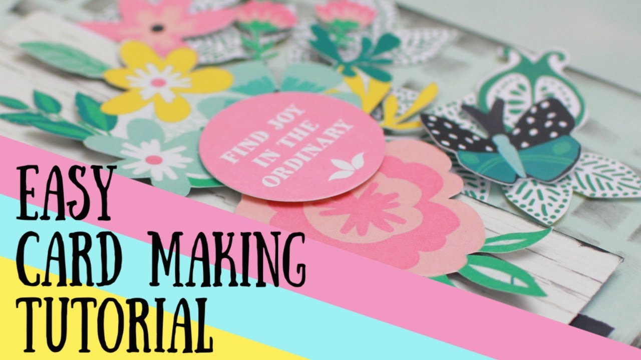 DIY Card Making Tutorial ~ Quick and Easy! 