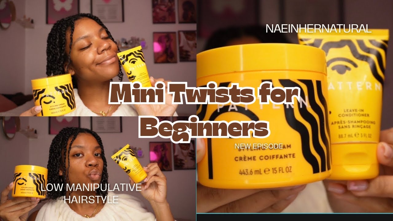 Mini Twist Styles on Natural Hair | Easy Beginner-Friendly Tutorial