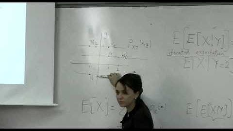 Probability & Random Variables - Week 7 - Lecture 1 - Iterated expectation, independence of rvs