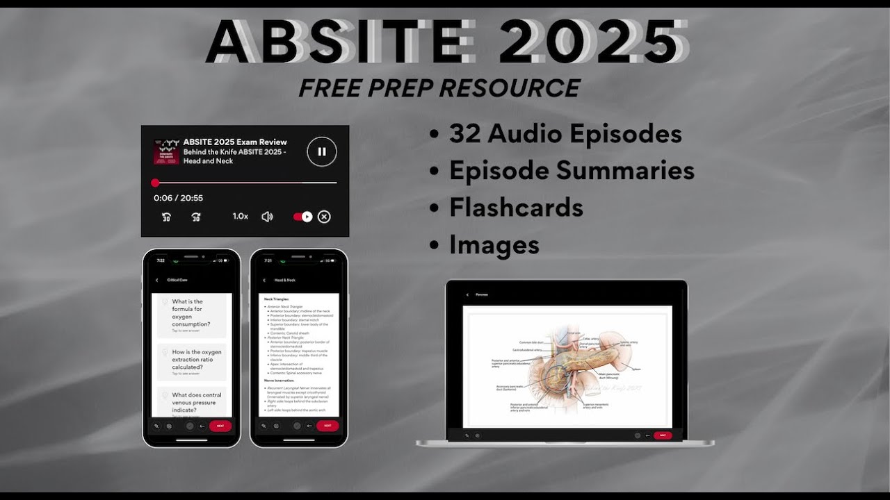 Behind the Knife Free ABSITE Review Course YouTube Behind the Knife Free ABSITE Review Course YouTube