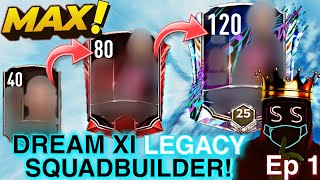 FULLY MAXING OUT a BASE card in FIFA Mobile 21! (120 OVR!) | Ep 1 | DREAM SQUAD BUILDER (Mini Acc)