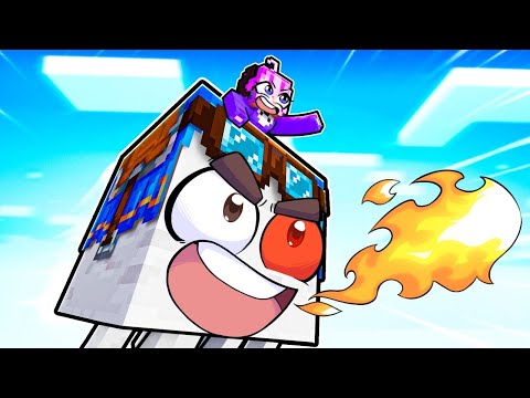 Playing Minecraft As A PROTECTIVE Happy Ghast