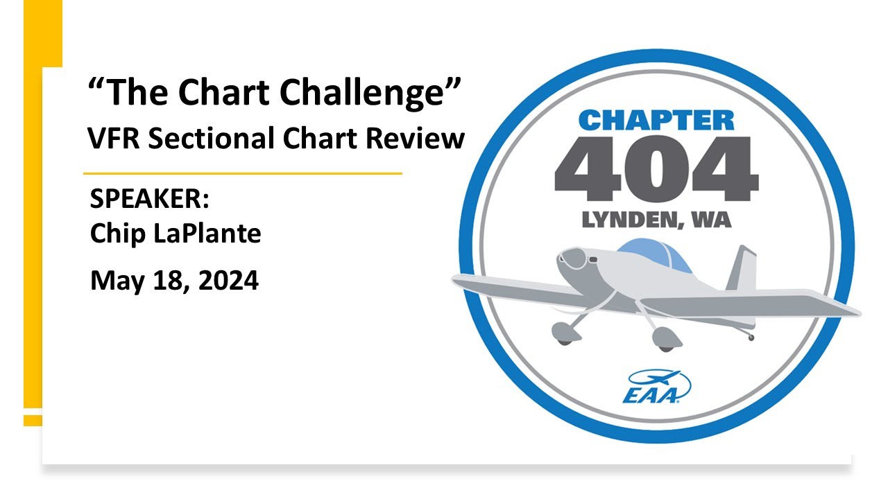 The Chart Challenge - VFR Sectional Chart Review - YouTube