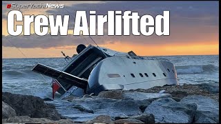 Crew Airlifted After Yacht Hits Rocks: VIDEO | SY News Ep307