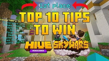 Hive Skywars- Top 10 Tips