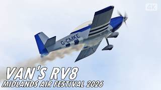 Van's RV-8 solo display - Midlands Air Festival 2026
