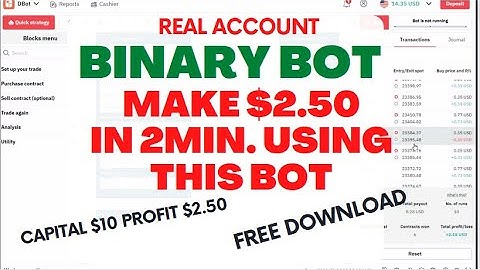 DERIV BOT - How to make money with DERIV BOT/BINARY BOT  for small account