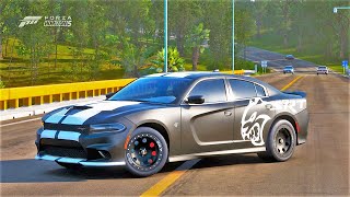 Forza Horizon 5| 1,000HP 2015 DODGE CHARGER SRT HELLCAT [Drag Build] screenshot 4