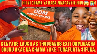 KENYANS LAUGH AS THOUSANDS EXITS O.D.M AMID EXPELLING EDWIN SIFUNA.NI KUMOTO.OBURU ABAKI NA CHAMA.