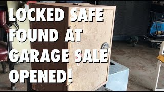 Cracking Open A Garage Sale Safe - Big Score?