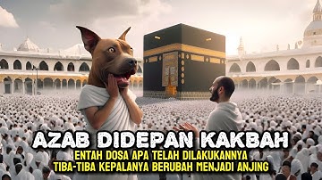 MEKKAH KEMBALI GEGER‼️Kepala Pria ini Berubah Menjadi Kepala "ANJING" Saat Tawaf didepan Kakbah 😱