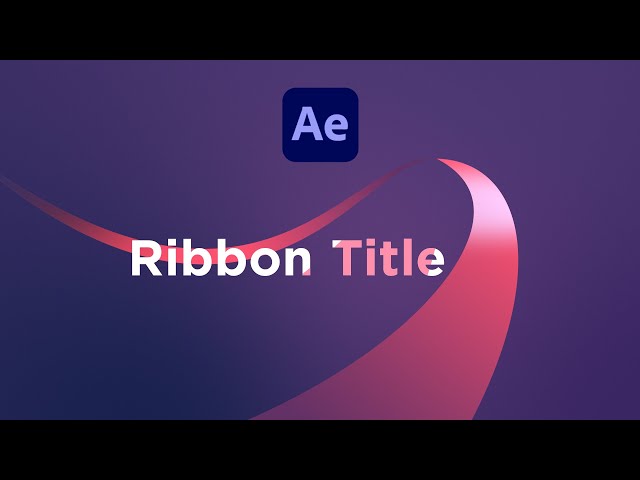 Fake-3D Ribbon Title Animation | After Effects Tutorial - YouTube fake-3d-ribbon-title-animation-after-effects-tutorial-youtube