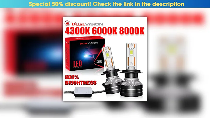 Get K5C H4 LED Headlights Canbus H7 H1 H11 H8 9005 HB3 9006 HB4 9012 HIR2 880 881 H27 9007 9008 H13