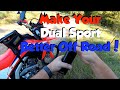 Make your Dual Sport Better Off Road ~ Tires & best Air pump Honda CRF300L