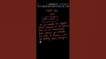 Real Gases and Ideal Gas Law #chemistry #chemistrypage