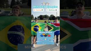 Mini Golf Olympics 6. Tommy vs 7. Matthew SEMI-FINAL (Holes 1-2) #golf #minigolf #puttputt #golfer