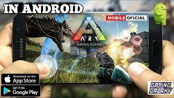 Finally launched ARK SURVIVEL EVOLVED in your ANDROID