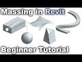 Massing in Revit - Beginner Tutorial