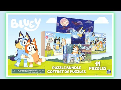 New Mega BLUEY Puzzle Bundle Set, 11 Awesome Bluey Puzzles, Disney Jr
