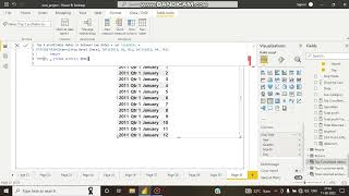28) Realtime use of #datesbetween function in #dax