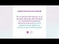 Supervivencia sin recaída ⏐ Palabras importantes, diccionario de cáncer del NCI