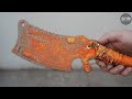 Restoration Very Old Rusty Cleaver - Epic Cleaver Restoration