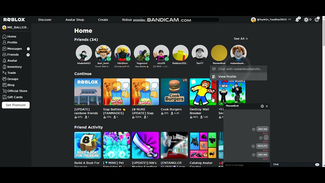 Roblox and i got Banned for 1 Day - YouTube