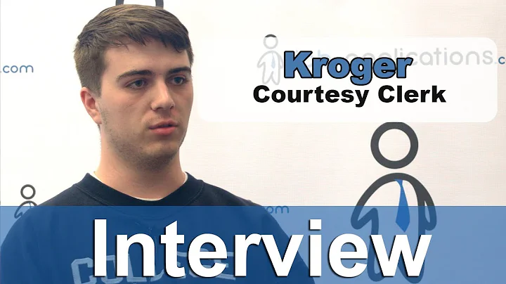Kroger Interview - Courtesy Clerk