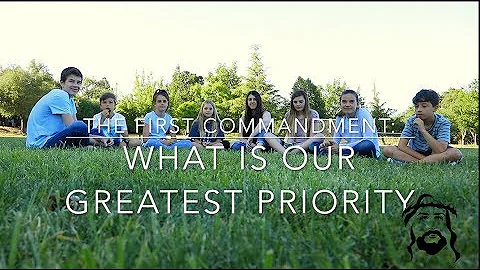 THE FIRST COMMANDMENT: G O D -  OUR TOP PRIORITY - On Things Above