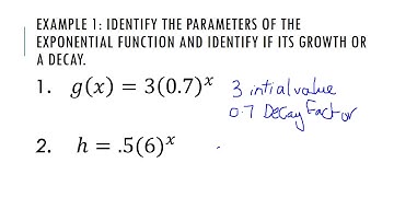 Lesson 9-1 Growth and Decay functions
