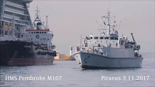 HMS PEMBROKE M107 [ Piraeus , Greece ]