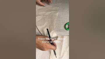 How to draft a half circular sleeve pattern | Part 2 #sleeve #shorts #design #trending #new