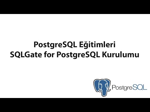 PostgreSQL'de SQLGate for