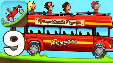 Hill Climb Racing - Gameplay Walkthrough Part 9 - Tourist Bus (iOS, Android)
