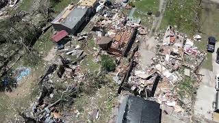 05-07-2024 Barnsdall, OK - Tornado Damage via drone