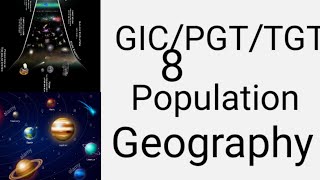 भूगोल  /PGT/#TGT/#GIC# NET # JRF  GEOGRAPHY QUESTION population GEOGRAPHY