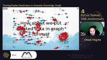 Turning Pandas DataFrames to Semantic Knowledge Graph｜Cheuk Ting Ho｜PyCon TW 2021