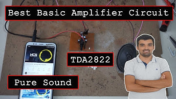 Best Amplifier Circuit of TDA2822m Pure Sound No Parasite