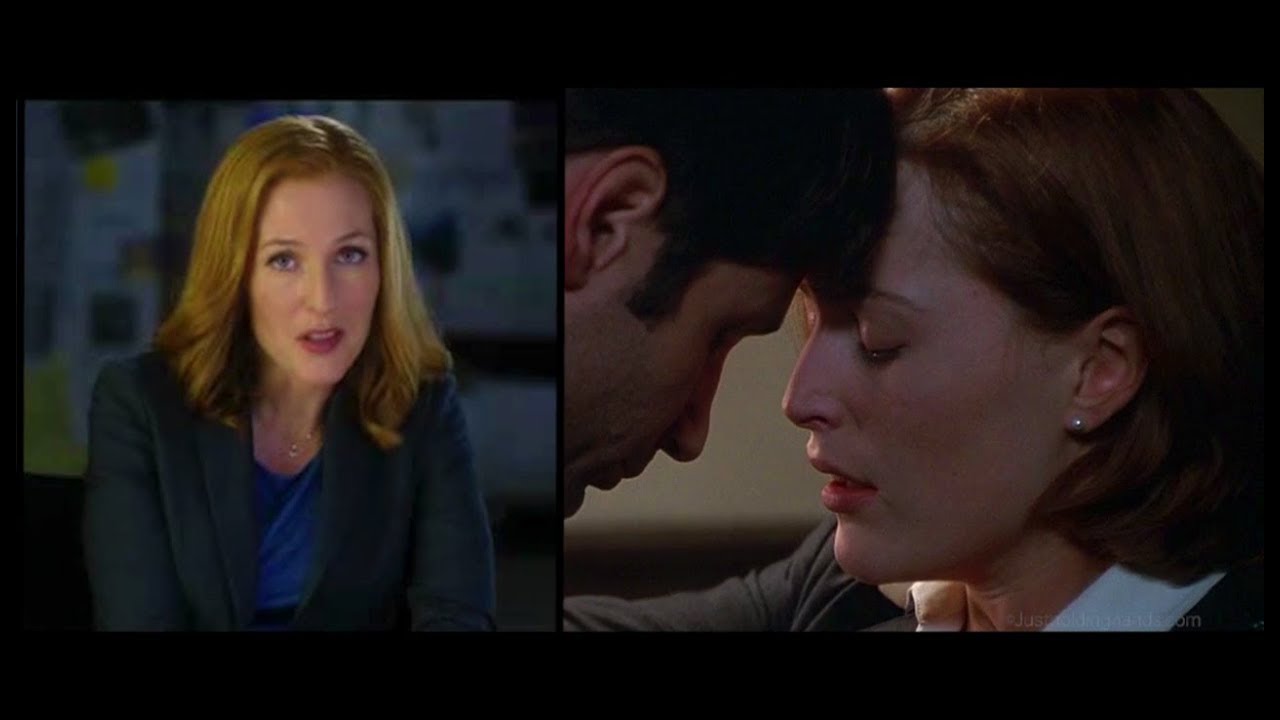 David Duchovny Gillian Anderson Fight The Future Deleted Kiss Commentaries Fanvideo Youtube